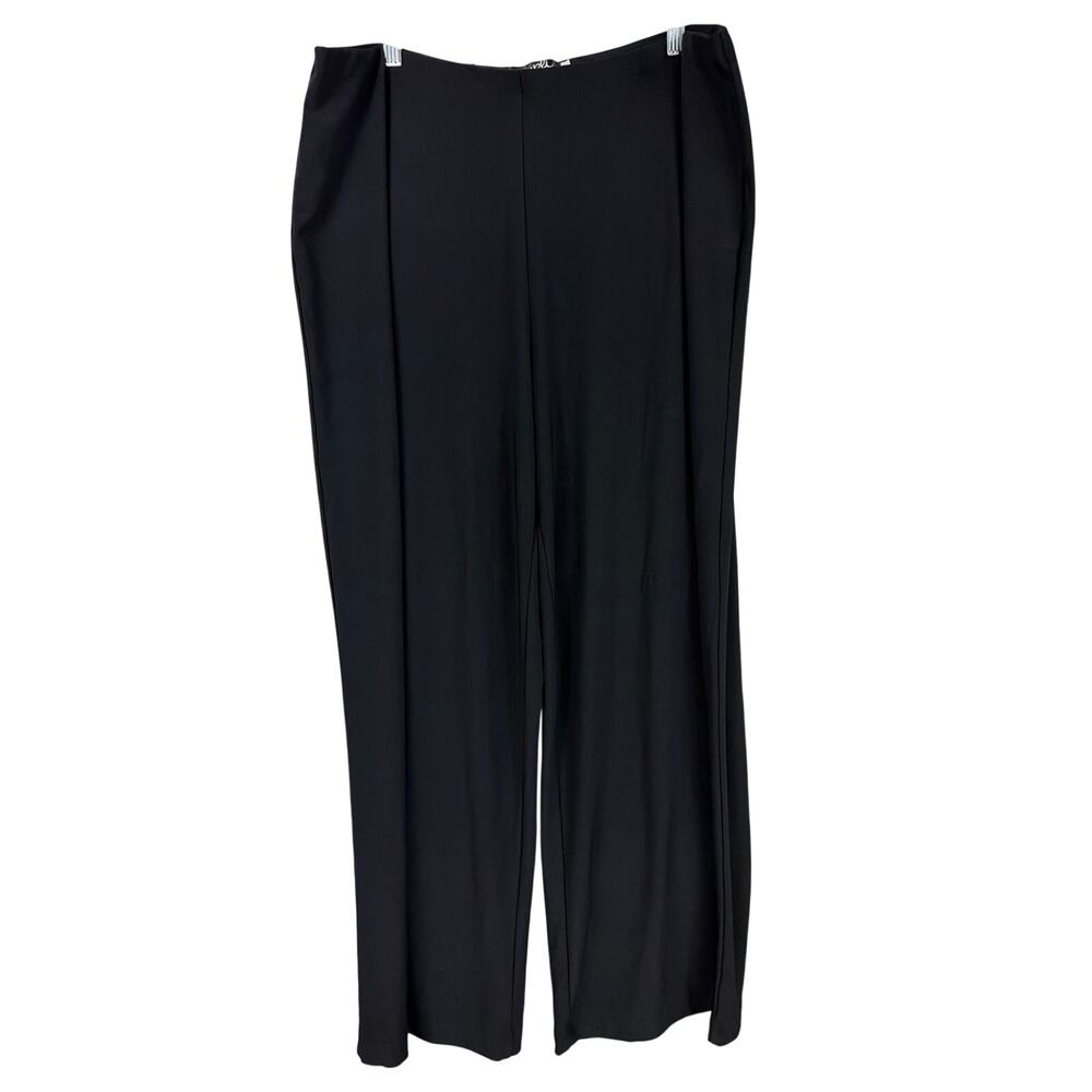 Sympli Black Stretch Waist Wide Leg Lounge Pants Size 18